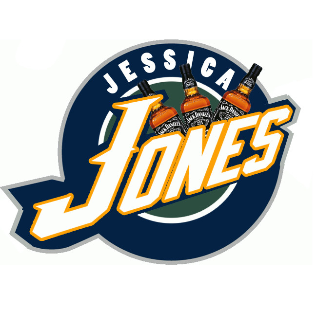 Utah Jazz Jessica Jones logo iron on heat transfer